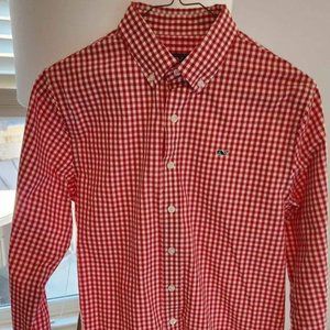 Vinyard Vines Red Button Down